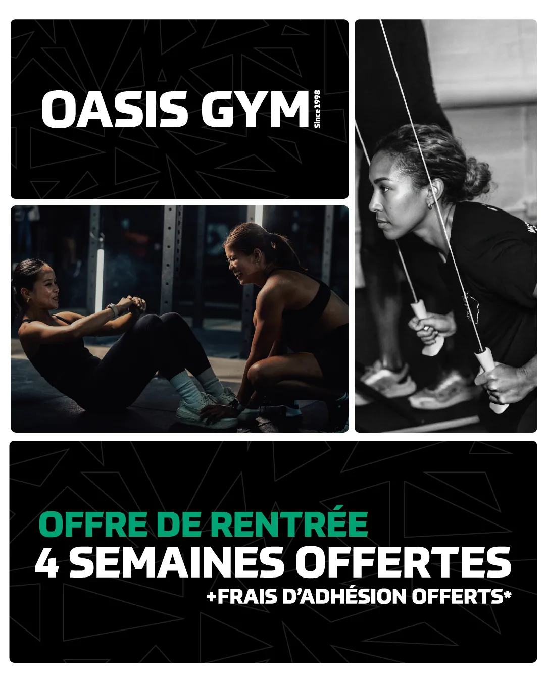 Offre de rentrée : -50 % sur vos 4 premières semaines